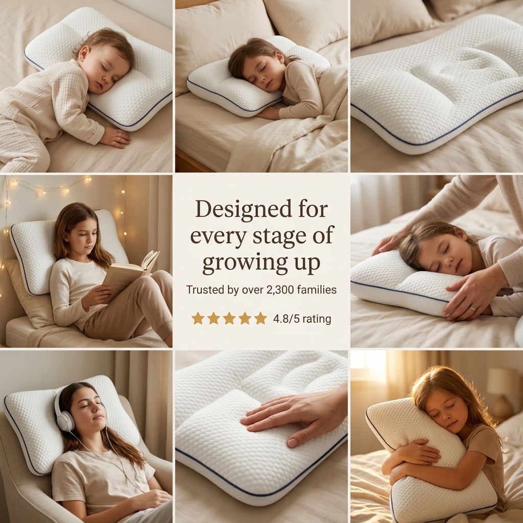 Ergonomic Kids Pillow