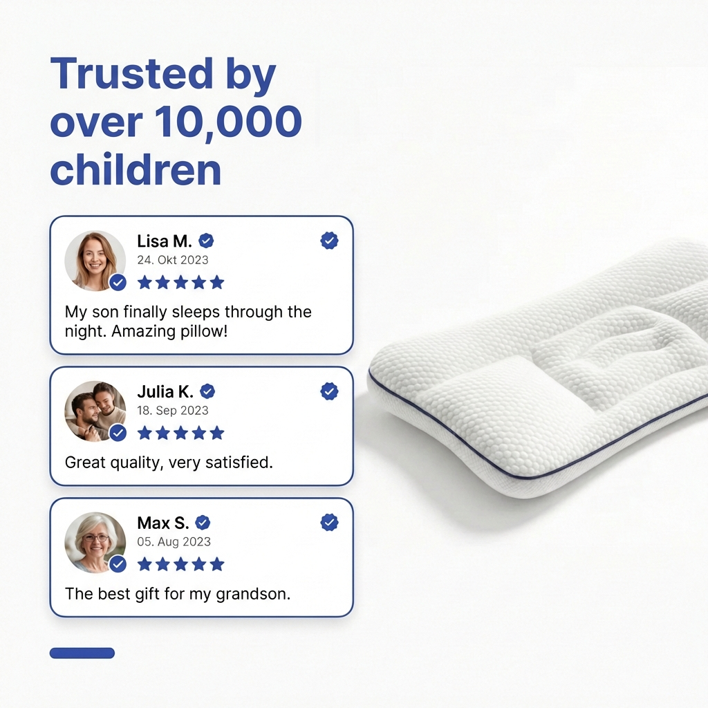 Ergonomic Kids Pillow