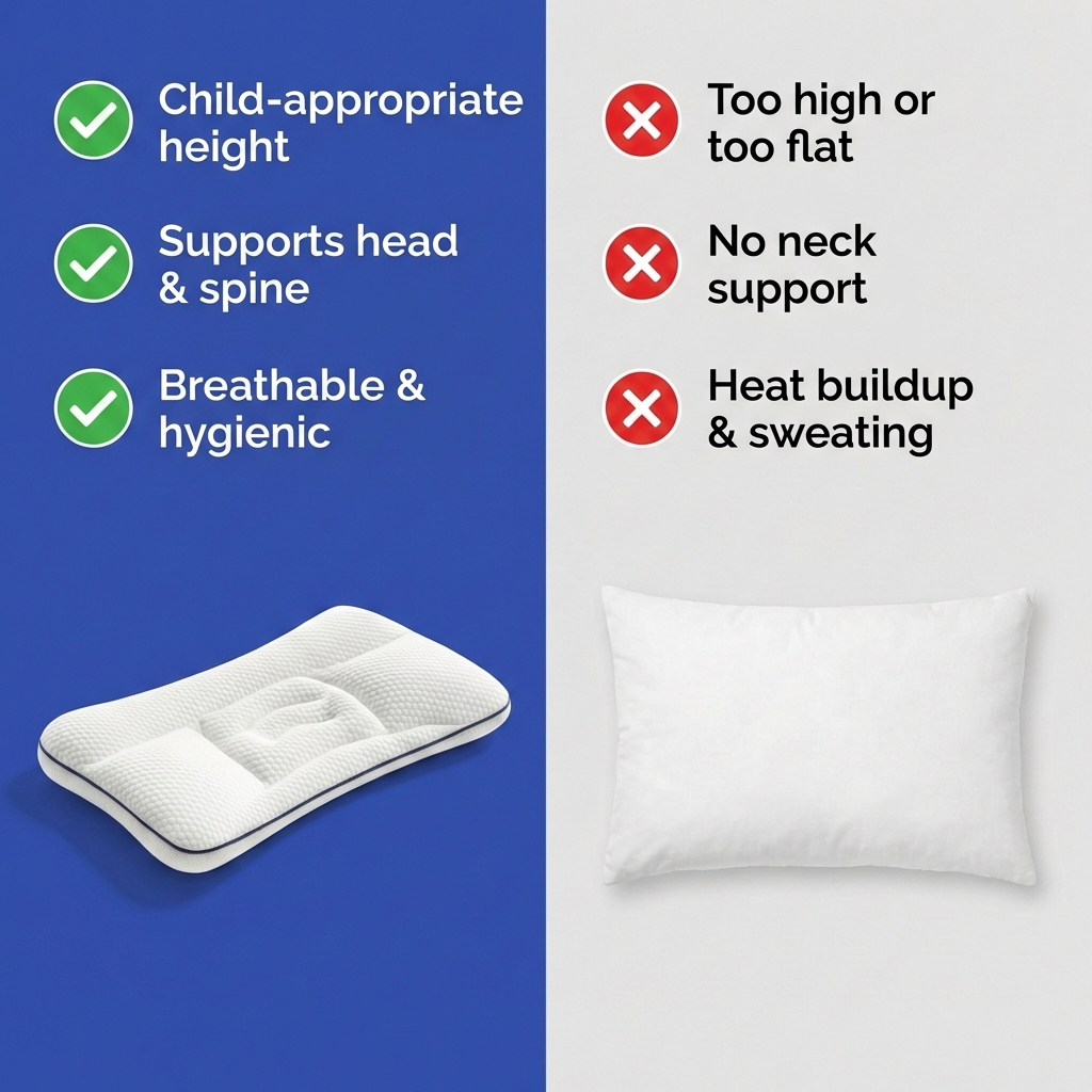 Ergonomic Kids Pillow